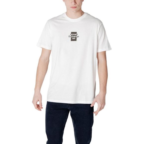 Armani Exchange White Cotton Men's Sportswear